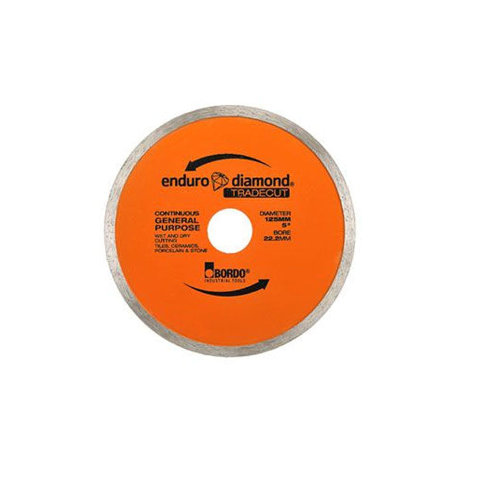 Bordo 125mm Continuous Diamond General Purpose Saw Blade