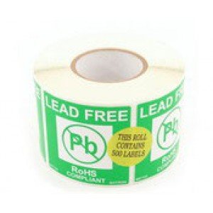 Botron Lead Free Attention Labels 2