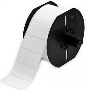 Brady B33-126-490 FreezerBondz Polyester Labels White 2500 Roll