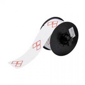 Brady B30-261-7569-CLP3B GHS Vinyl Labels White/Red L3B Diamond 270 Roll