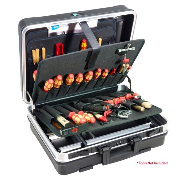 B&W Tool Base Case With Pockets 120.02/P (OD 500x420x200mm)