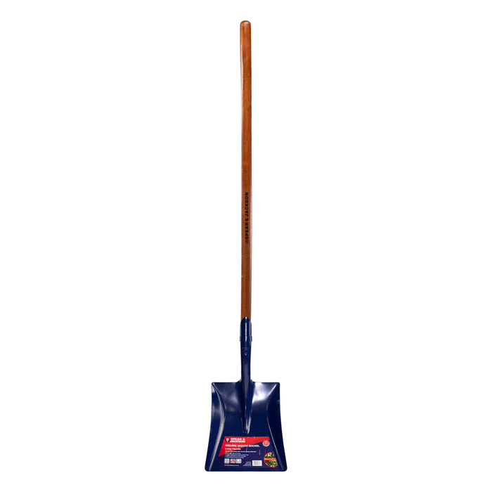 Spear & Jackson Shovel Square Mouth Long Timber Handle