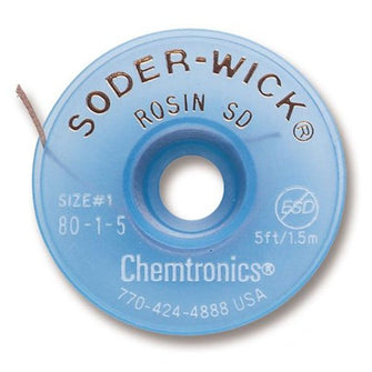 Soder-Wick Rosin Flux Desolder Braide 0.8mm-5ft (80-1-5)