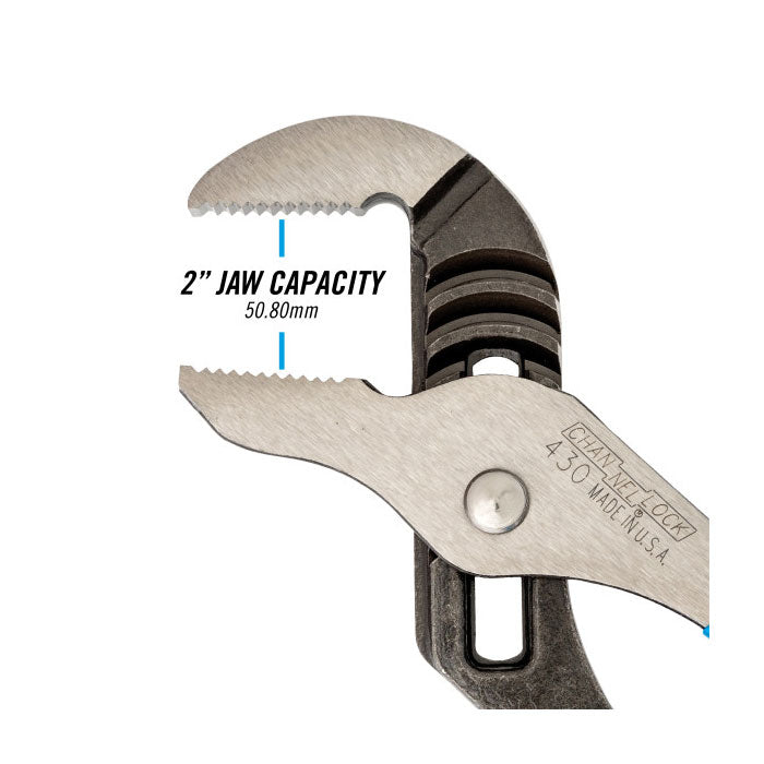 Channellock Plier Straight Jaw Tongue & Groove 254mm (10