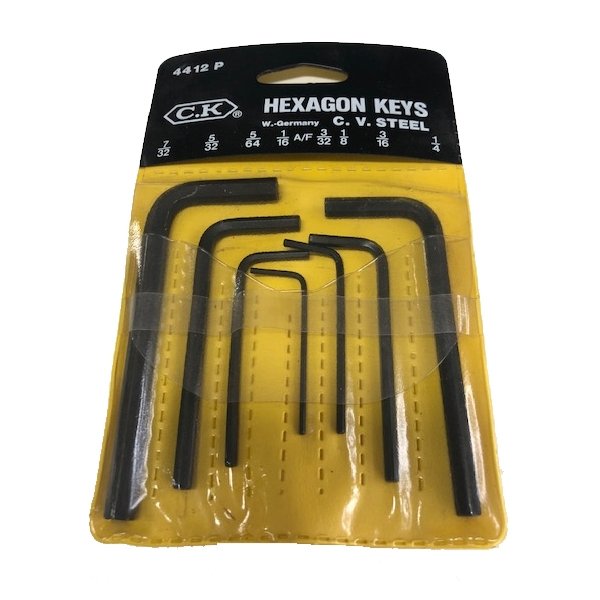 CK 7pc Metric Hexagon Key Set