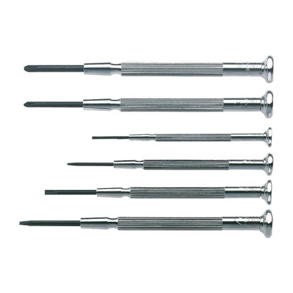 CK Precision Screwdriver Slotted & PH Set, 6 Piece
