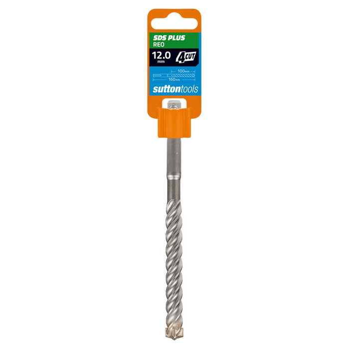 Sutton Drill Masonry D632 SDS Plus 4 Cut 160mm