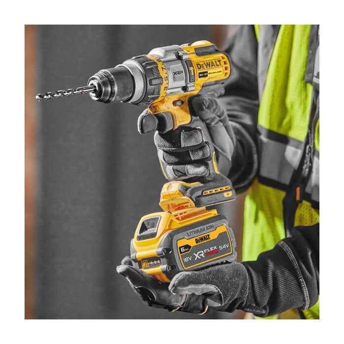 Dewalt 18V XR XRP Hammer Drill Driver With FLEXVOLT Advantage - Bare Unit DCD999N-XE