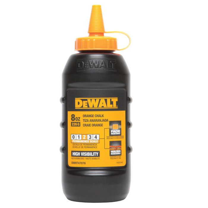 Dewalt Chalk Refill Orange 225g/8oz DWHT47076L