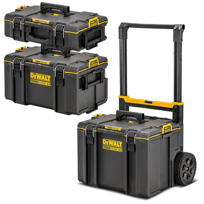 Dewalt Toughsystem 2.0 3-In-1 Stackable Storage Box System