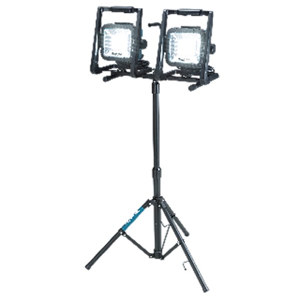 Makita 18V Mobile LED Work light with tripod and two clamps - Tool Only