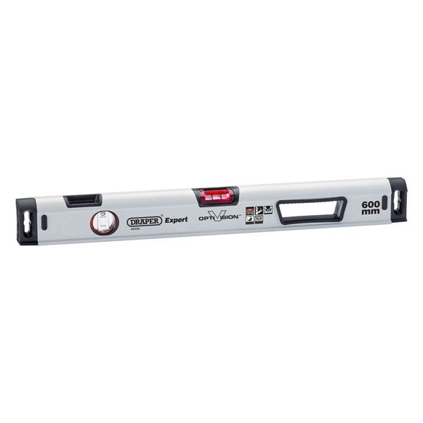 Draper Tools Opti-Vision™ Box Section Ergo-Grip™ Levels with Dual Vials