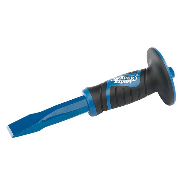 Draper Tools Expert Cold Chisels with Soft Grip Hand Guard (Display Packed)
