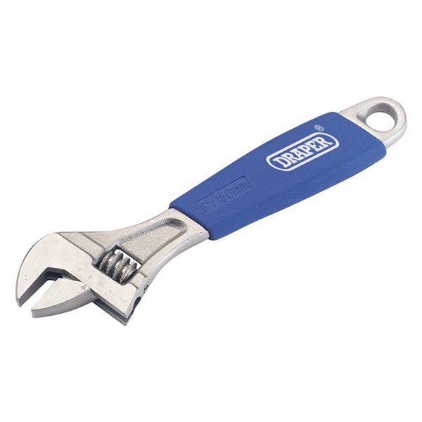 Draper Tools Soft Grip Adjustable Wrench