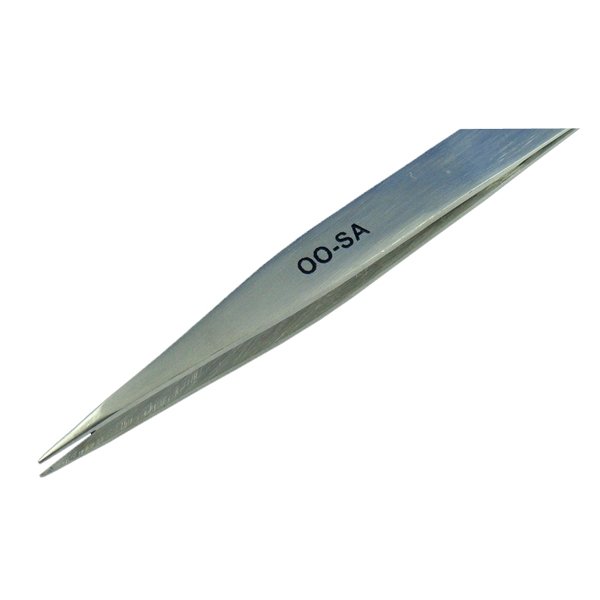 Economy Precision Tweezers, 120mm Straight, Fine Tip