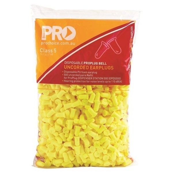 Pro Choice Probell Disposable Uncorded Earplugs Uncorded