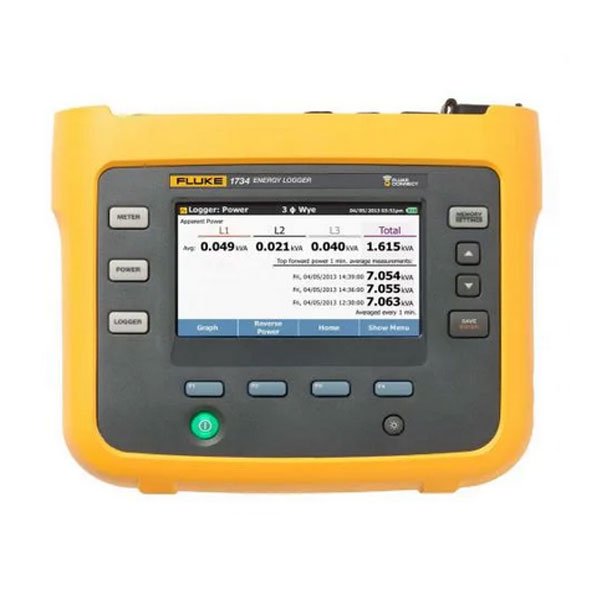 Fluke 1734 Three Phase Electrical Energy Logger Int'l Version with Fluke Connect