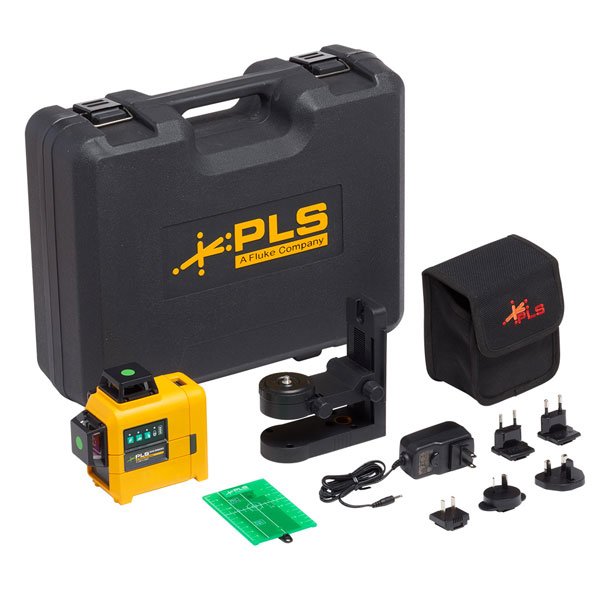 Fluke PLS 3X60G Three-Plane Green Laser Level Kit