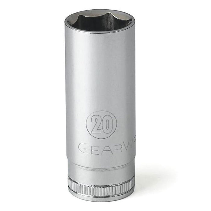 Gearwrench 3/8in Drive 6 Point Deep Metric Socket 20mm