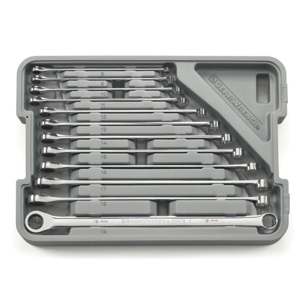 GearWrench 12pt XL Gearbox™ Double Box Ratcheting Metric Wrench Set 12 Pce