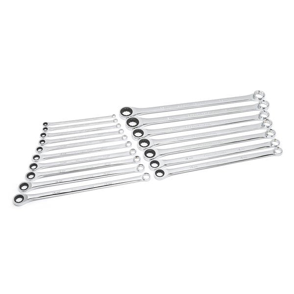 GearWrench 12pt XL Gearbox™ Double Box Ratcheting Metric Wrench Set 17 Pce