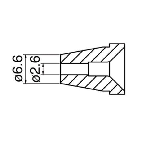 Hakko 2.6mm Desolder Nozzle for FR-400