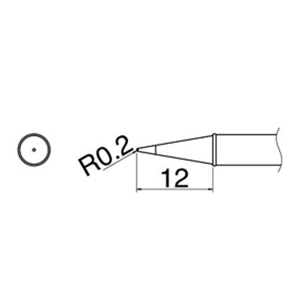 Hakko Soldering Tip <350℃> Shape-BL for FX-1001