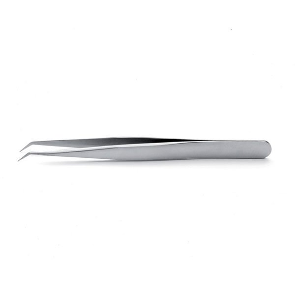 Ideal-Tek Precision Tweezer S/Steel Sharp, Fine, Bent 110mm 3CB.SA