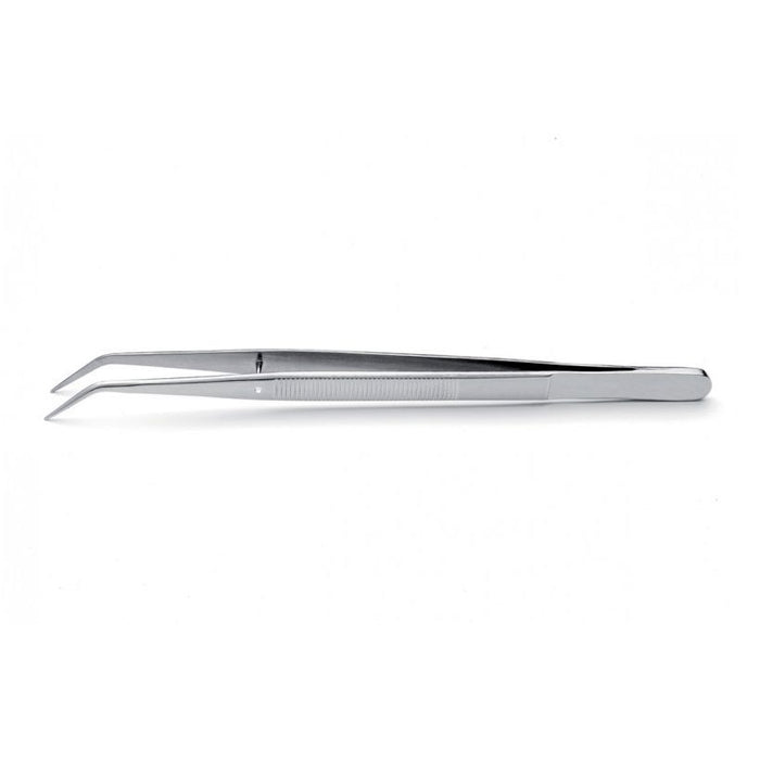 Ideal-Tek General Purpose Tweezer SS/Nickel Plated Line Serrated 155mm 649.SA