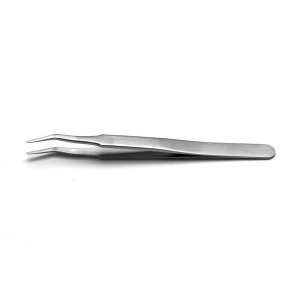 Ideal-Tek SMD Tweezers Positioning Flat Devices, Double Bent 120mm SM107.SA