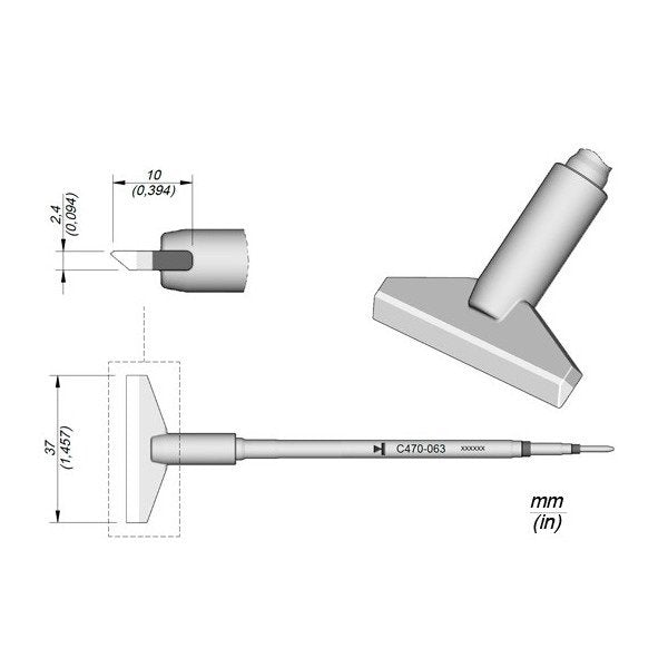 JBC Cartridge C470 Blade 10MM