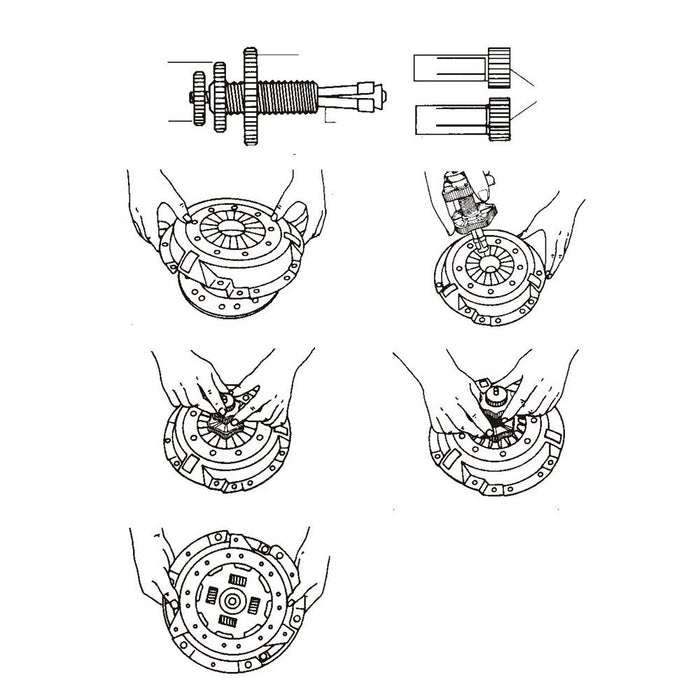 Kincrome Universal Clutch Aligning Tool 7 Piece