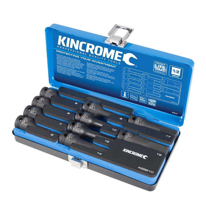 Kincrome Hex Impact Socket Set 10 Piece 1/2