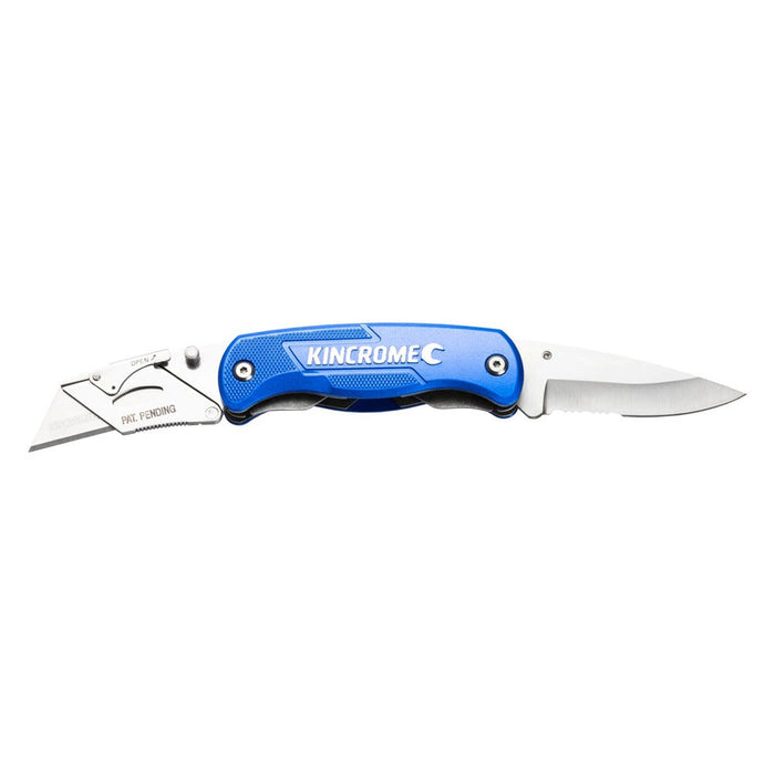 Kincrome Folding Utility Knife Twin Blade