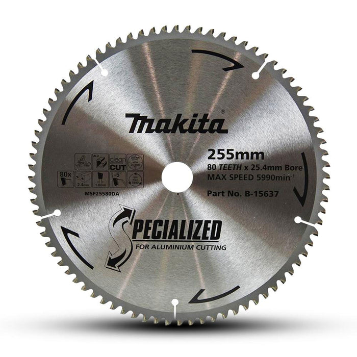 Makita TCT Saw Blade 255mm X 25.4 X 80T
