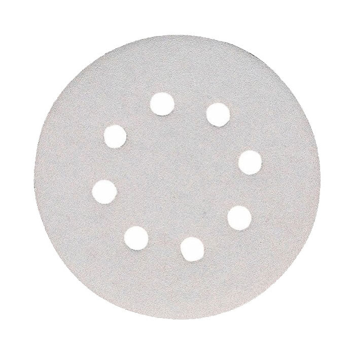Makita Sanding Disc White 125mm/40# Punched, 10pk