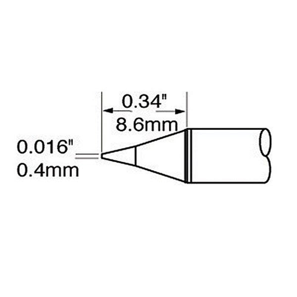 Metcal Cartridge Conical 0.4mm (0.016 In)