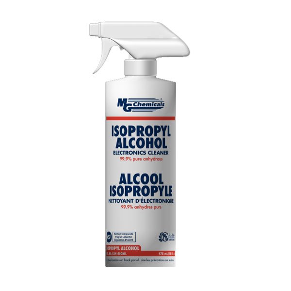 MG Chemicals 99.9% Isopropyl Alcohol, 475ml With Trigger Spray