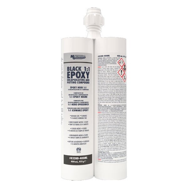 MG Chemicals Black Epoxy Potting and Encapsulating Compound, 400ml
