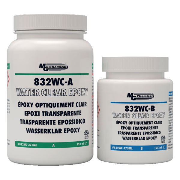 MG Chemicals Water Clear Epoxy, Potting and Encapsulating Compound, 375ml