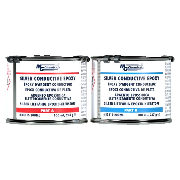 MG Chemicals Silver Conductive Epoxy Slow Cure/High Conductivity, 200ml