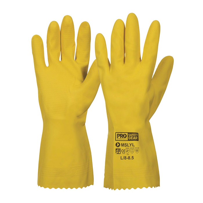 Pro Choice Safety Yellow Silverlined Gloves