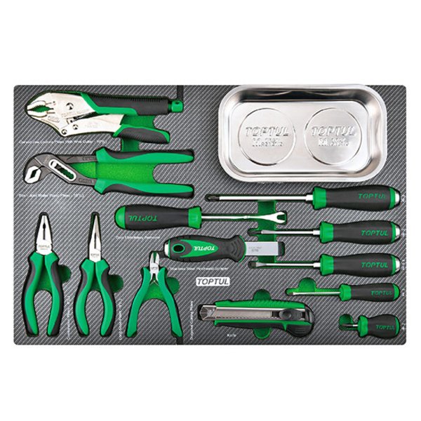 Toptul 14pc Combination Tool Set (Modular Insert Tray System)