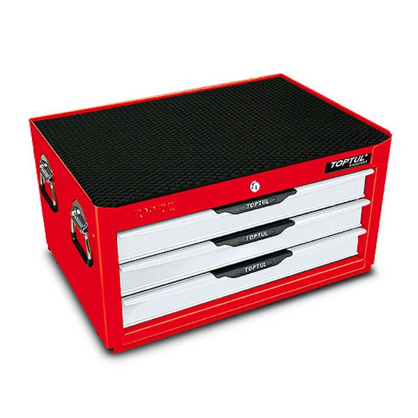 Toptul Pro-Line Series 157pc Tool Set 3 Drawer Tool Chest - Red