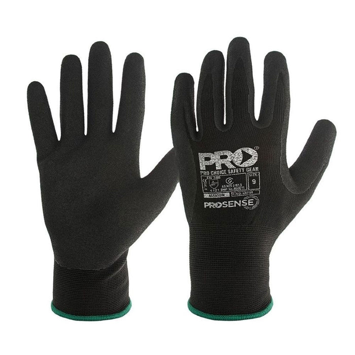 Pro Choice Safety Assassin Nitrile Grip Glove Black