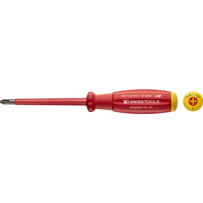 PB Swiss 58190 SwissGrip VDE Phillips Screwdrivers