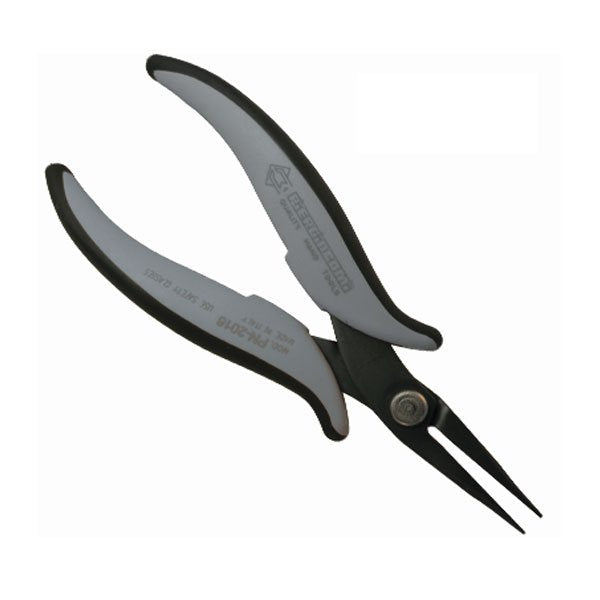 Piergiacomi ESD Long Smooth Pointed Nose Pliers, Rounded Externally PN2016D
