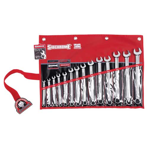 Sidchrome 14 Piece Metric Ring & Open Ended Spanner Set