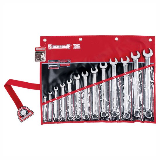 Sidchrome Ring & Open Ended Spanner Imperial 13pc Set