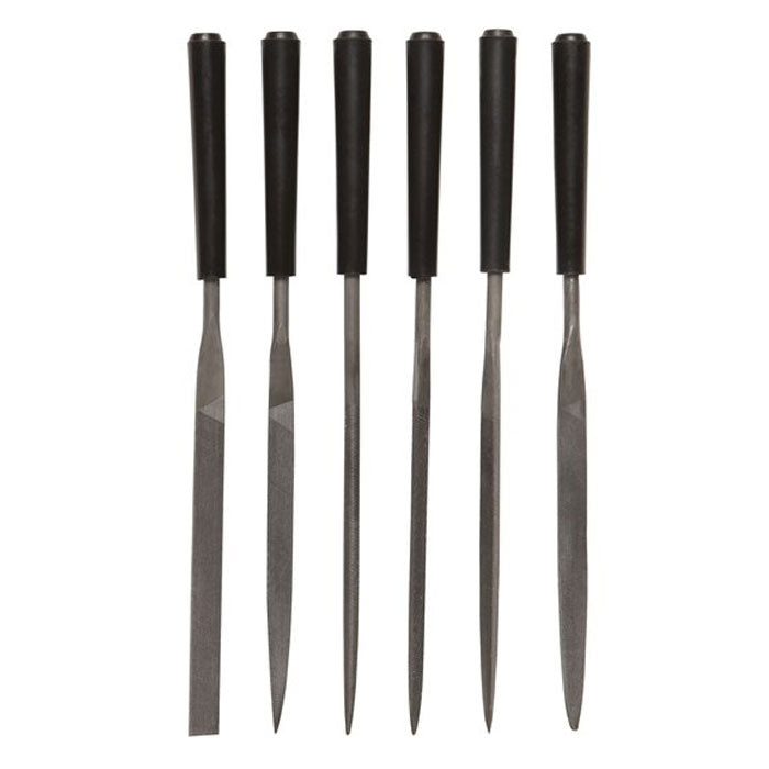 Stanley 6Pc Hobby File Set 100mm/4''